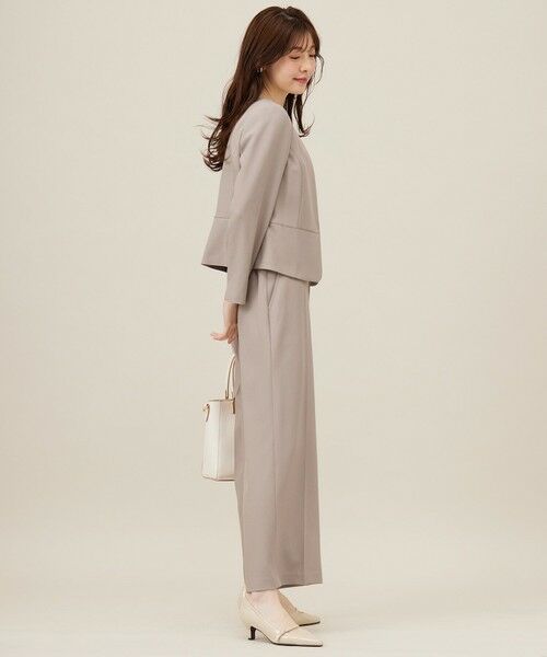 L size ONWARD(大きいサイズ) / エルサイズオンワード その他パンツ | 【UVカット・接触冷感・吸水速乾】スマートビューティストレッチ  ワイドパンツ | 詳細3