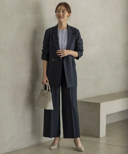 L size ONWARD(大きいサイズ) / エルサイズオンワード その他パンツ | 【UVカット・接触冷感・吸水速乾】スマートビューティストレッチ  ワイドパンツ | 詳細16