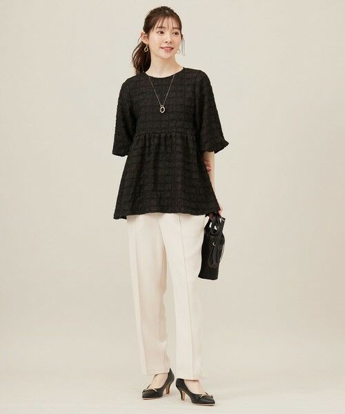 L size ONWARD(大きいサイズ) / エルサイズオンワード その他パンツ | 【撥水・接触冷感・UVカット】コンフォートイージー テーパードパンツ | 詳細6