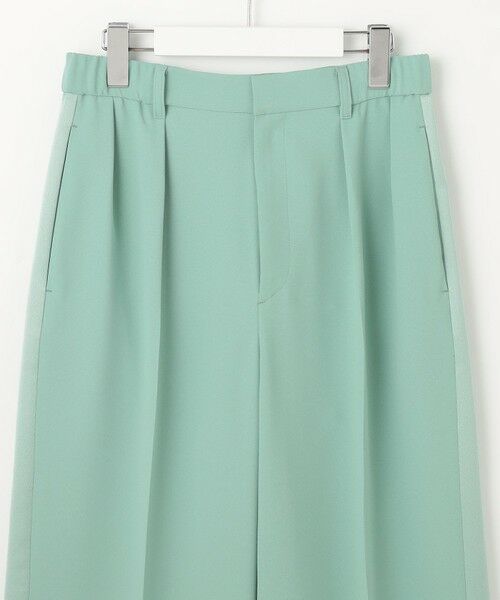 L size ONWARD(大きいサイズ) / エルサイズオンワード その他パンツ | 【SHIHOさんコラボ・洗える】バックサテンジョーゼットワイド パンツ | 詳細14