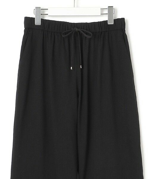 L size ONWARD(大きいサイズ) / エルサイズオンワード その他パンツ | 【洗える】リネンレーヨンストレッチ ドロスト ワイド パンツ | 詳細10