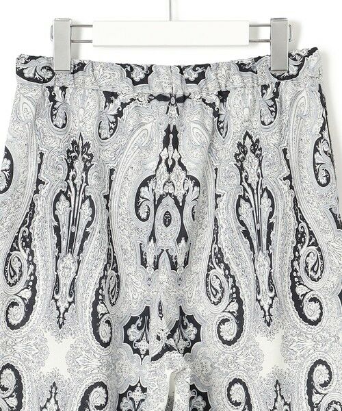 L size ONWARD(大きいサイズ) / エルサイズオンワード その他パンツ | 【洗える】Rattiドローイングペイズリープリント ワイド パンツ | 詳細9