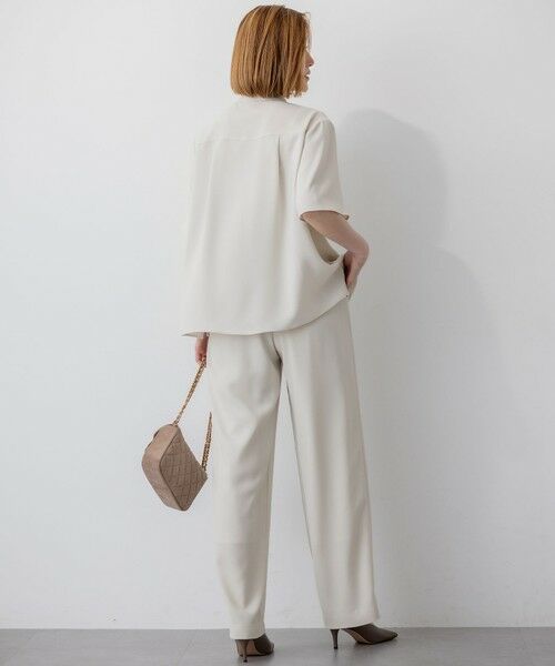 L size ONWARD(大きいサイズ) / エルサイズオンワード その他パンツ | 【接触冷感/UVカット/吸水速乾】ストレッチジョーゼット ワイド パンツ | 詳細14