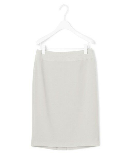 L size ONWARD(大きいサイズ) / エルサイズオンワード ミニ・ひざ丈スカート | 【接触冷感・防シワ・速乾・洗える】レーヨンライクトロ タイトスカート | 詳細5