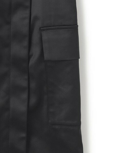 L size ONWARD(大きいサイズ) / エルサイズオンワード ミニ・ひざ丈スカート | 【洗える】 ハイマルチストレッチサテン スカート | 詳細11