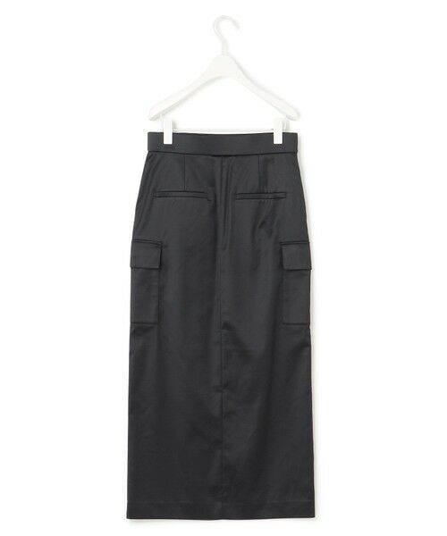 L size ONWARD(大きいサイズ) / エルサイズオンワード ミニ・ひざ丈スカート | 【洗える】 ハイマルチストレッチサテン スカート | 詳細16