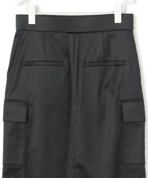 L size ONWARD(大きいサイズ) / エルサイズオンワード ミニ・ひざ丈スカート | 【洗える】 ハイマルチストレッチサテン スカート | 詳細17