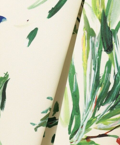 L size ONWARD(大きいサイズ) / エルサイズオンワード ミニ・ひざ丈スカート | 【洗える】ペイントタッチフラワープリント スカート | 詳細6