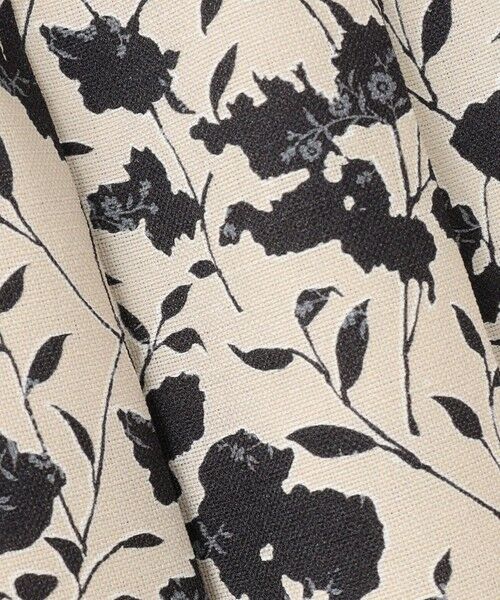 L size ONWARD(大きいサイズ) / エルサイズオンワード ミニ・ひざ丈スカート | 【洗える】リネンライクフラワープリント スカート | 詳細6