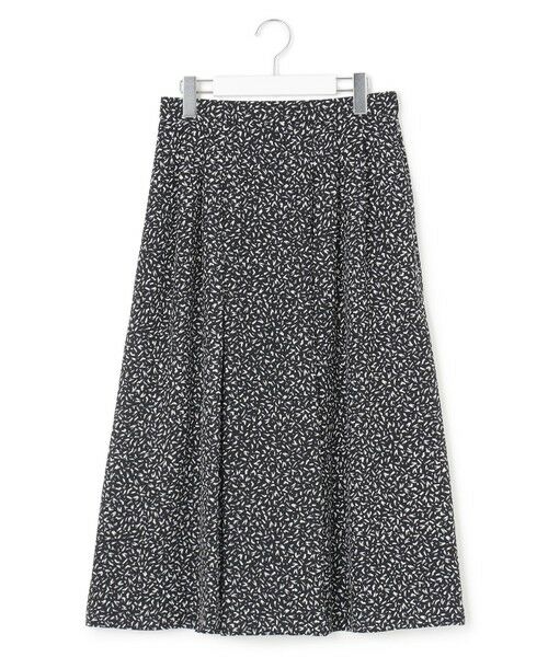 L size ONWARD(大きいサイズ) / エルサイズオンワード ミニ・ひざ丈スカート | 【接触冷感/吸水速乾】ペインティングプリント スカート | 詳細5