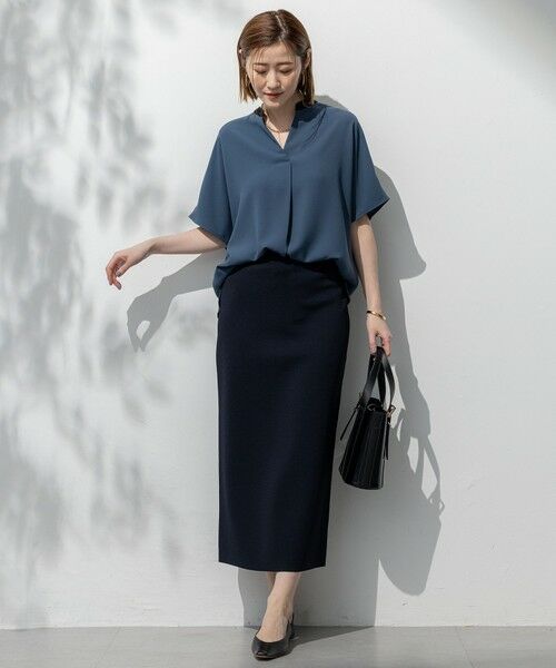 L size ONWARD(大きいサイズ) / エルサイズオンワード ミニ・ひざ丈スカート | 【WEB&一部店舗限定/洗える】レーヨンポリエステルストレッチ タイト スカート | 詳細19