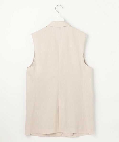 L size ONWARD(大きいサイズ) / エルサイズオンワード ベスト | 【セットアップ対応・洗える】LIPストレッチテーラード ジレ | 詳細7
