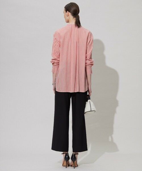 L size ONWARD(大きいサイズ) / エルサイズオンワード シャツ・ブラウス | 【洗える】キュプラローンストライプ シャツ | 詳細13