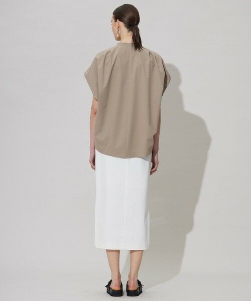 L size ONWARD(大きいサイズ) / エルサイズオンワード シャツ・ブラウス | 【接触冷感・UVカット・洗える】ヴィンテージスパンブロード デザインブラウス | 詳細12