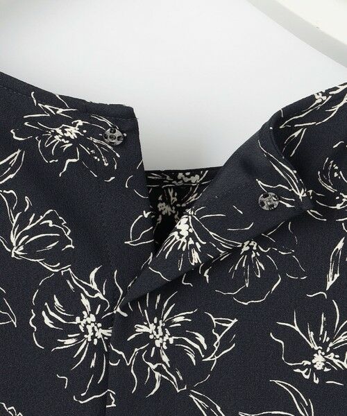 L size ONWARD(大きいサイズ) / エルサイズオンワード シャツ・ブラウス | 【洗える】ラインフラワープリント ブラウス | 詳細10