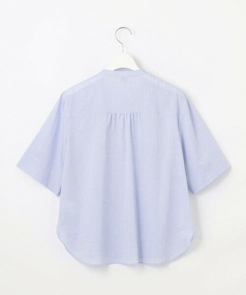 L size ONWARD(大きいサイズ) / エルサイズオンワード シャツ・ブラウス | 【洗える】ラミーポプリン ティアード ブラウス | 詳細7