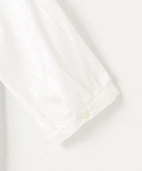 L size ONWARD(大きいサイズ) / エルサイズオンワード シャツ・ブラウス | 【洗える】セルロースカラミストライプ バンドカラー ブラウス | 詳細6