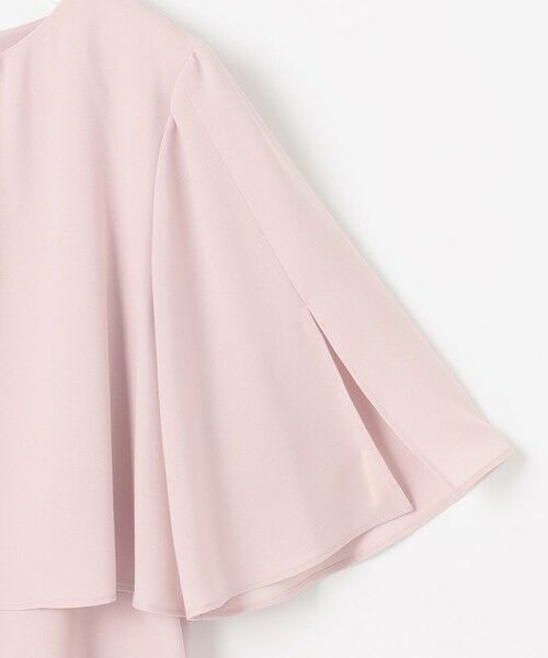 L size ONWARD(大きいサイズ) / エルサイズオンワード シャツ・ブラウス | 【洗える】ケープフレアスリーブ ブラウス | 詳細10