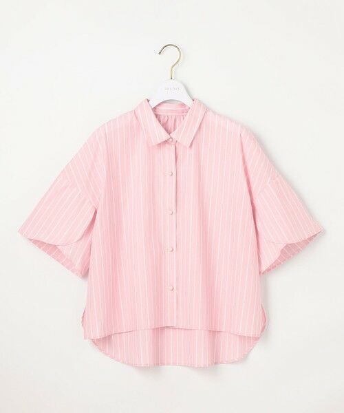 L size ONWARD(大きいサイズ) / エルサイズオンワード シャツ・ブラウス | 【洗える】ペタルスリーブ シャツ | 詳細6