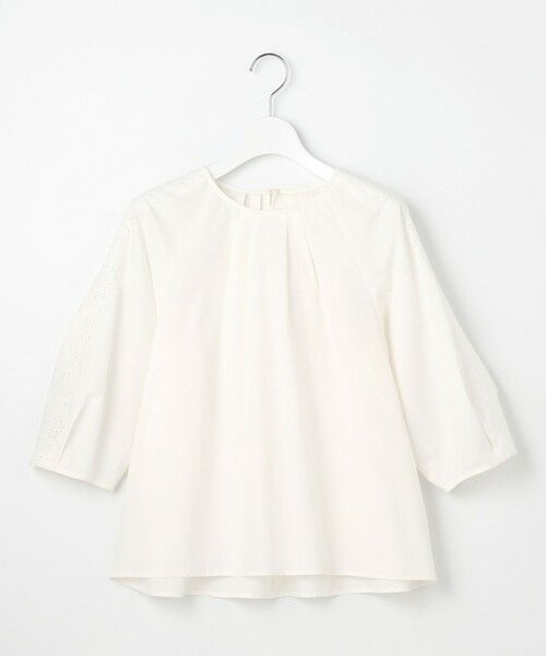 L size ONWARD(大きいサイズ) / エルサイズオンワード シャツ・ブラウス | 【洗える】エンブロイダリーブロードプルオーバー ブラウス | 詳細5