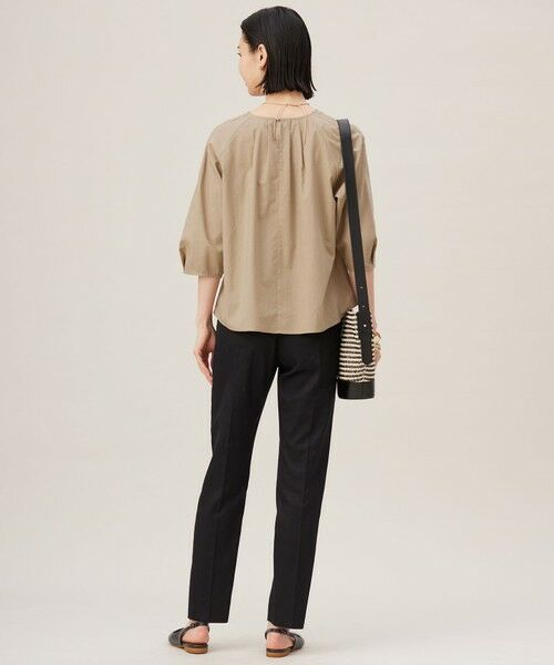 L size ONWARD(大きいサイズ) / エルサイズオンワード シャツ・ブラウス | 【洗える】エンブロイダリーブロードプルオーバー ブラウス | 詳細8