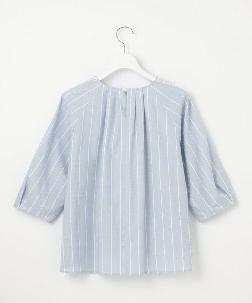 L size ONWARD(大きいサイズ) / エルサイズオンワード シャツ・ブラウス | 【洗える】エンブロイダリーブロードプルオーバー ブラウス | 詳細15