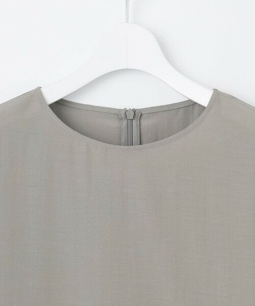 L size ONWARD(大きいサイズ) / エルサイズオンワード シャツ・ブラウス | 【洗える】ソフトリネンペプラム ブラウス | 詳細7