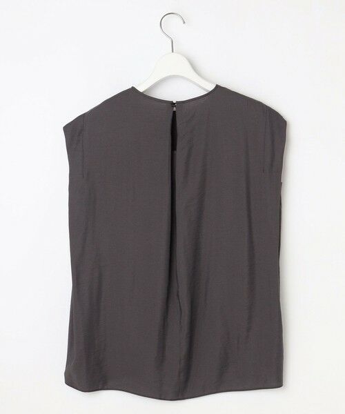 L size ONWARD(大きいサイズ) / エルサイズオンワード シャツ・ブラウス | 【セットアップ対応・接触冷感・UVケア・洗える】エアリーツイルノースリーブ ブラウス | 詳細17