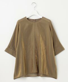 L size ONWARD(大きいサイズ) / エルサイズオンワード シャツ・ブラウス | 【洗える】ブライトシアーシャンブレー Tブラウス