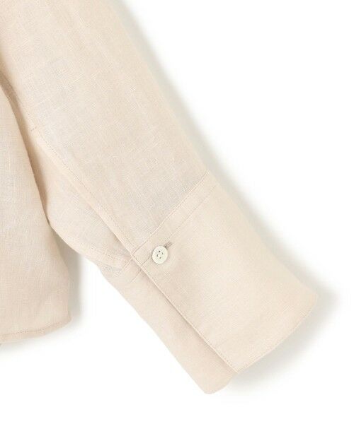 L size ONWARD(大きいサイズ) / エルサイズオンワード シャツ・ブラウス | 【洗える】LIBECO クロップド シャツ | 詳細14