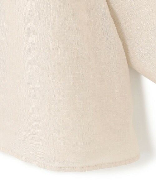 L size ONWARD(大きいサイズ) / エルサイズオンワード シャツ・ブラウス | 【洗える】LIBECO クロップド シャツ | 詳細15
