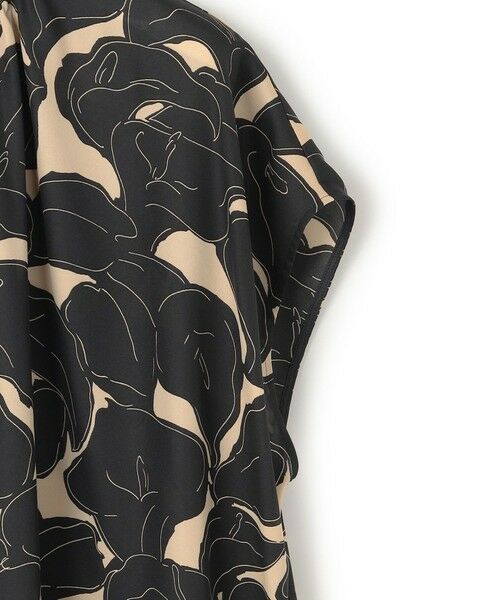 L size ONWARD(大きいサイズ) / エルサイズオンワード シャツ・ブラウス | 【洗える】Ratti フラワーアートプリント ブラウス | 詳細8