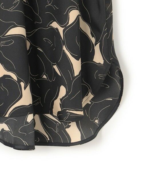 L size ONWARD(大きいサイズ) / エルサイズオンワード シャツ・ブラウス | 【洗える】Ratti フラワーアートプリント ブラウス | 詳細9