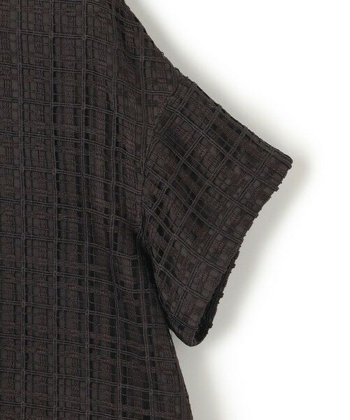 L size ONWARD(大きいサイズ) / エルサイズオンワード シャツ・ブラウス | 【洗える】Broche チェック レース ブラウス | 詳細10