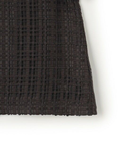 L size ONWARD(大きいサイズ) / エルサイズオンワード シャツ・ブラウス | 【洗える】Broche チェック レース ブラウス | 詳細11