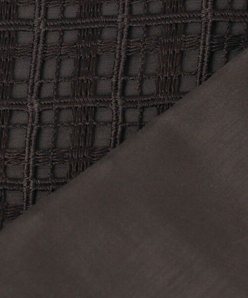 L size ONWARD(大きいサイズ) / エルサイズオンワード シャツ・ブラウス | 【洗える】Broche チェック レース ブラウス | 詳細12