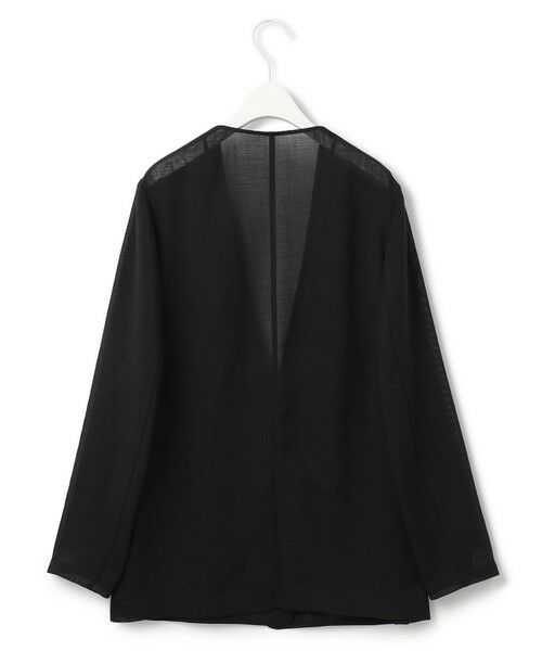 L size ONWARD(大きいサイズ) / エルサイズオンワード ノーカラージャケット | 【一部カラーのみ接触冷感・洗える】UnleashLite ノーカラージャケット | 詳細20