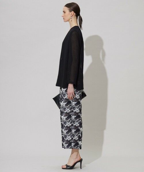 L size ONWARD(大きいサイズ) / エルサイズオンワード ノーカラージャケット | 【一部カラーのみ接触冷感・洗える】UnleashLite ノーカラージャケット | 詳細11