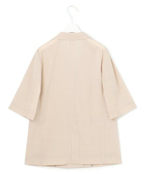 L size ONWARD(大きいサイズ) / エルサイズオンワード テーラードジャケット | 【洗える】Peラミーシアータフタジャケット | 詳細3