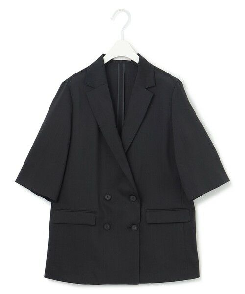 L size ONWARD(大きいサイズ) / エルサイズオンワード テーラードジャケット | 【洗える】Peラミーシアータフタジャケット | 詳細17