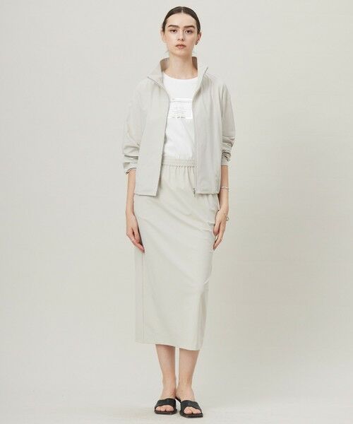 L size ONWARD(大きいサイズ) / エルサイズオンワード ブルゾン | 【接触冷感・UVカット・防シワ・洗える】 アトラストリコット ブルゾン | 詳細1