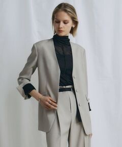 L size ONWARD(大きいサイズ) / エルサイズオンワード その他アウター | 【WEB＆一部店舗限定】 SerikaWorsted ジャケット