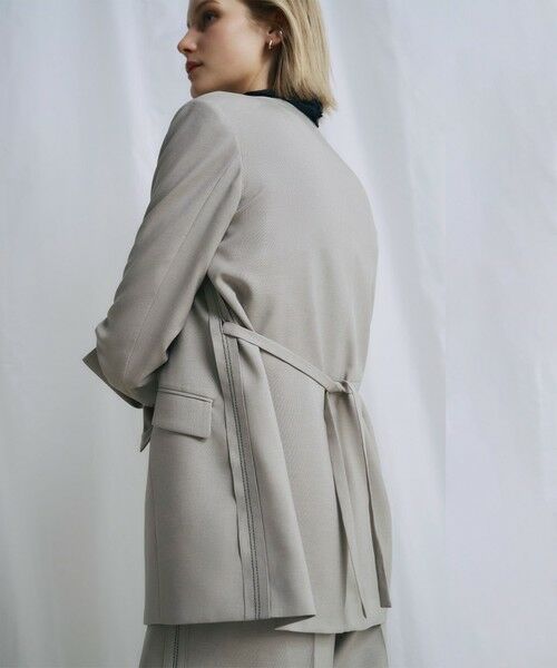 L size ONWARD(大きいサイズ) / エルサイズオンワード その他アウター | 【WEB＆一部店舗限定】 SerikaWorsted ジャケット | 詳細2