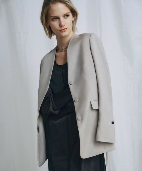 L size ONWARD(大きいサイズ) / エルサイズオンワード その他アウター | 【WEB＆一部店舗限定】 SerikaWorsted ジャケット | 詳細6