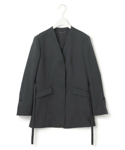 L size ONWARD(大きいサイズ)/エルサイズオンワード 【WEB&一部店舗限定】 SerikaWorsted ジャケット ブラック系 42 L size ONWARD(大きいサイズ)/エルサイズオンワード 【WEB&一部店舗限定】 SerikaWorsted ジャケット ブラック系 42