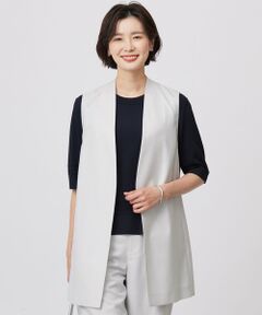 L size ONWARD(大きいサイズ) / エルサイズオンワード その他アウター | 【セットアップ対応・洗える・UV加工・吸水速乾】OXIJEWELストレッチ ジレ