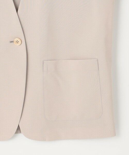 FEAR OF GOD ノーカラージャケット パンツセット　ベージュ ツイードノーカラーミドル ジャケット （ノーカラージャケット