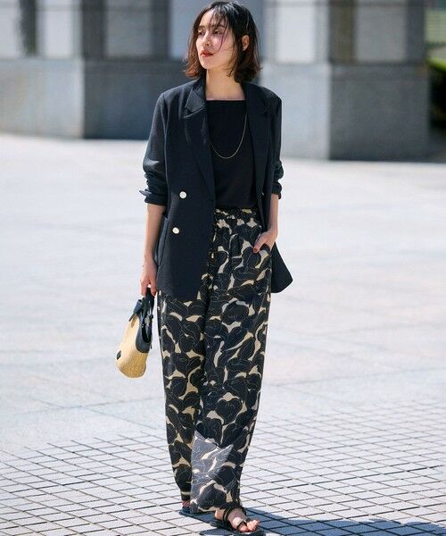 L size ONWARD(大きいサイズ) / エルサイズオンワード テーラードジャケット | 【吸水速乾・洗える】シアーメッシュ ジャケット | 詳細2