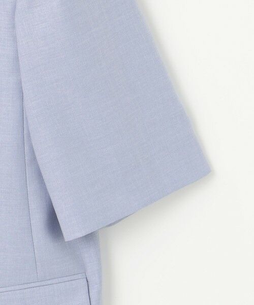L size ONWARD(大きいサイズ) / エルサイズオンワード テーラードジャケット | 【洗える】ハーフスリーブ ジャケット | 詳細8