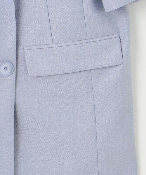 L size ONWARD(大きいサイズ) / エルサイズオンワード テーラードジャケット | 【洗える】ハーフスリーブ ジャケット | 詳細9